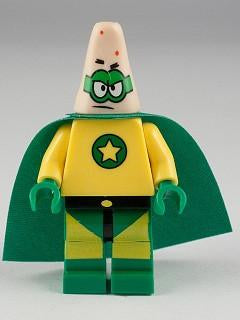 LEGO Minifigure-Patrick - Super Hero-SpongeBob SquarePants-BOB026-Creative Brick Builders